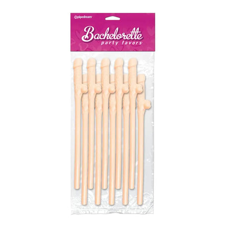 Bachelorette Party Favors 10 Pecker Straws Flesh - Save 30% - Fast Shipping - Sale United Kingdom Stoke-on-trent