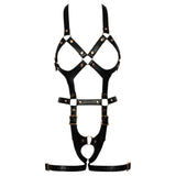Bad Kitty Leather Look Body Harness - Fast Shipping - Sale United Kingdom Stoke-on-trent