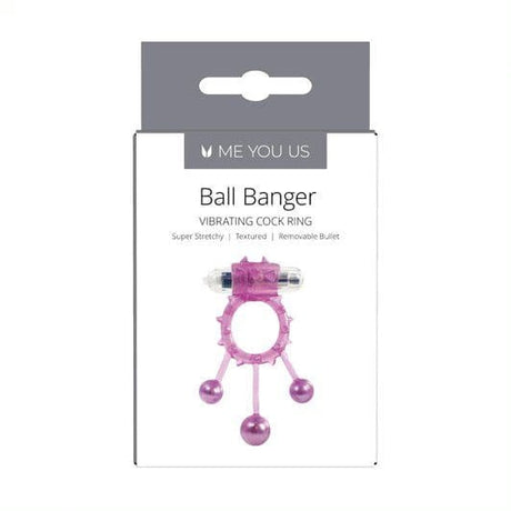 Ball Banger Cock Ring Purple