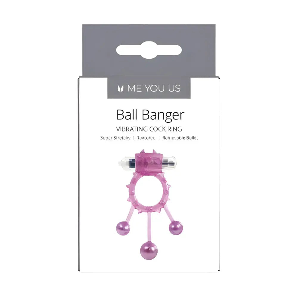 Ball Banger Excite Vibration Cock Ring - Purple - Save 30% - Fast Shipping - Sale United Kingdom Stoke-on-trent