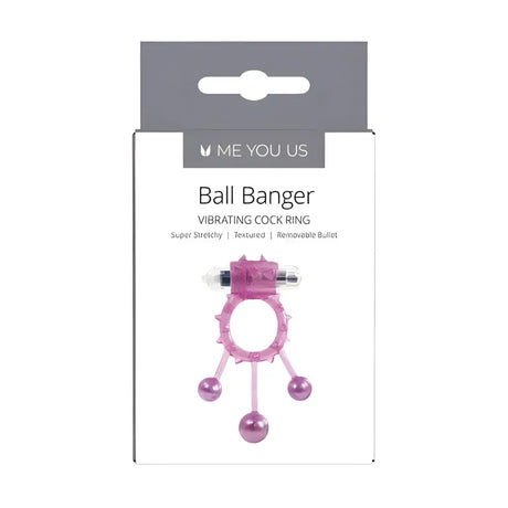 Ball Banger Excite Vibration Cock Ring - Purple - Save 30% - Fast Shipping - Sale United Kingdom Stoke-on-trent