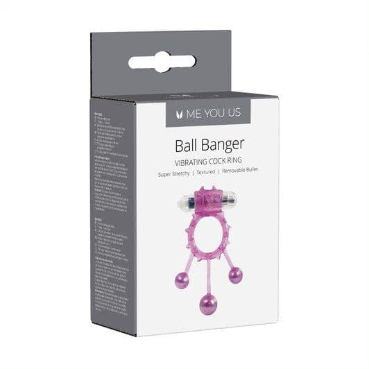 Ball Banger Cock Ring Purple