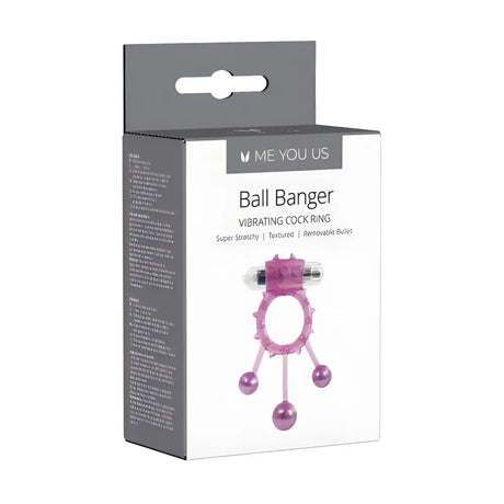 Ball Banger Excite Vibration Cock Ring - Purple - Save 30% - Fast Shipping - Sale United Kingdom Stoke-on-trent