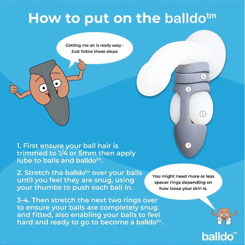 Balldo the Worlds First Ball Dildo Steel Grey - Save 30% - the - Fast Shipping - United Kingdom Stoke-on-trent