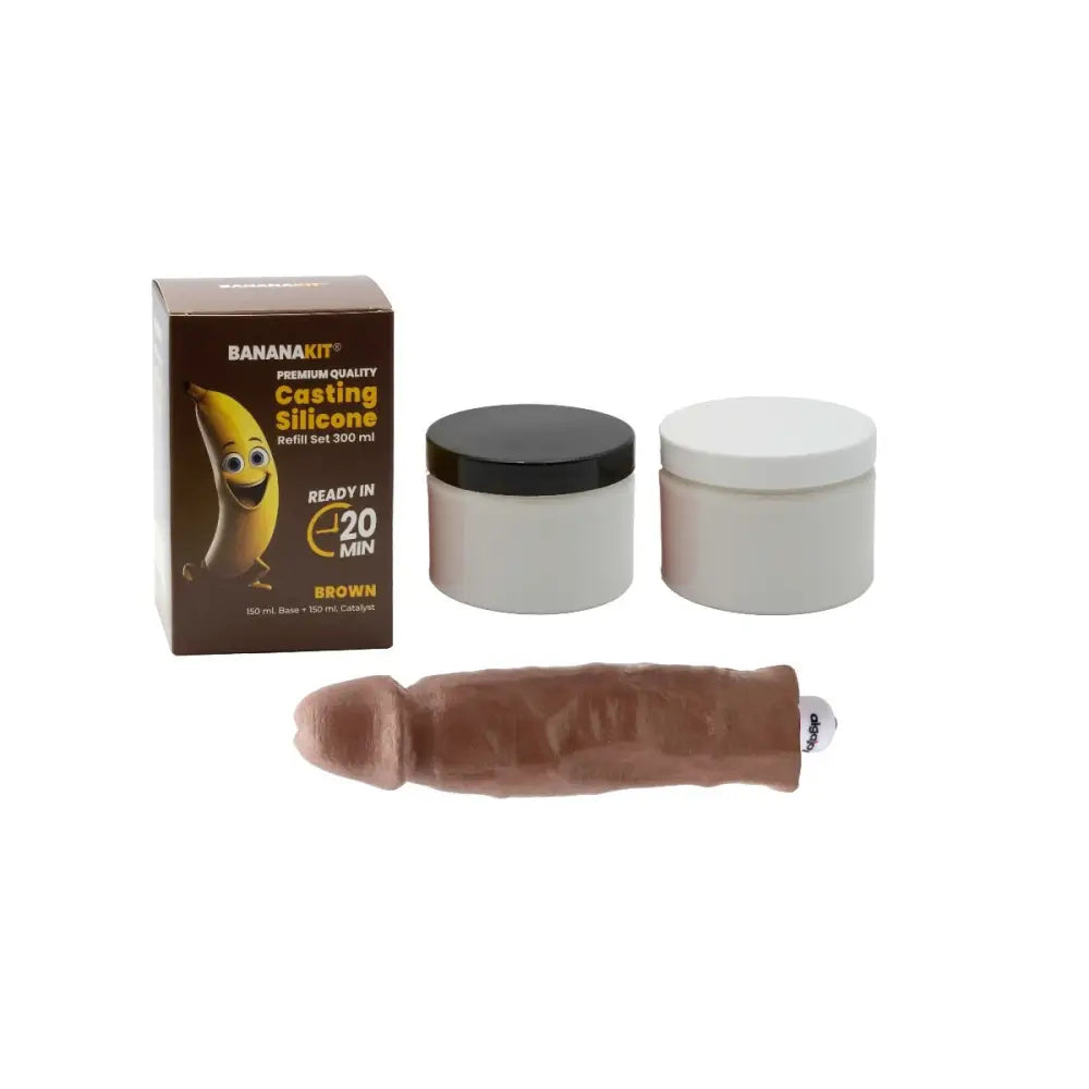 Bananakit Casting Silicone Refill Set 300ml Brown - Save 15% - Dildos United Kingdom Stoke-on-trent