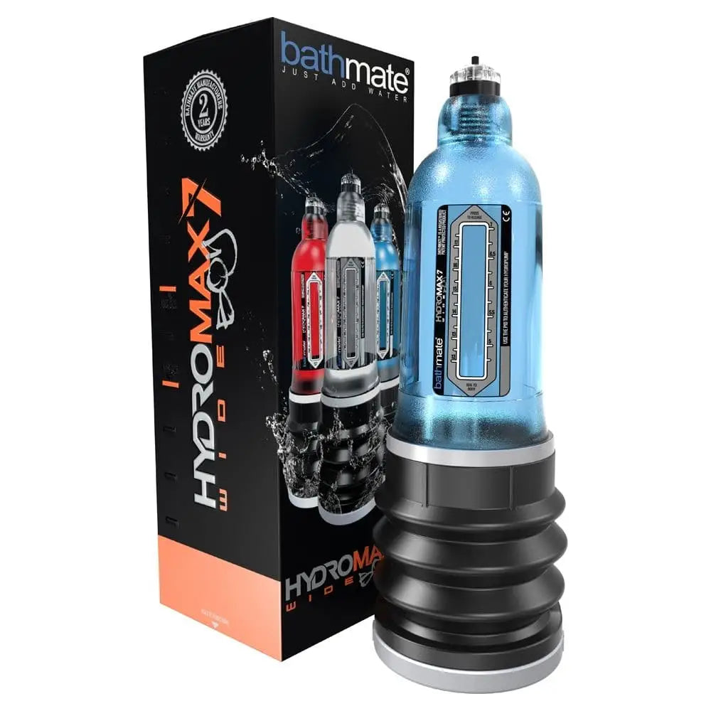 Bathmate Hydromax7 Wide Boy Blue - Sex Toys - Save 30% - Fast Shipping - Sale United Kingdom Stoke-on-trent