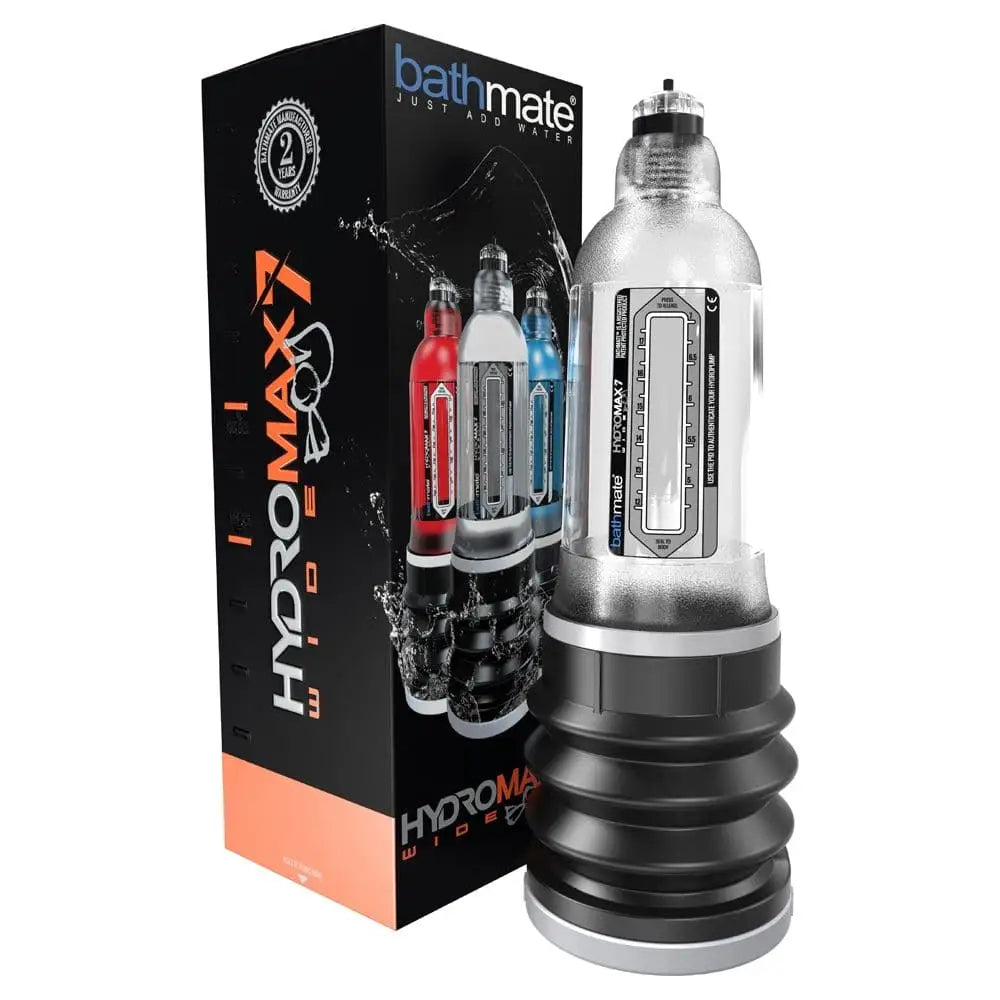 Bathmate Hydromax7 Wide Boy Clear - Sex Toys - Save 30% - Fast Shipping - Sale United Kingdom Stoke-on-trent