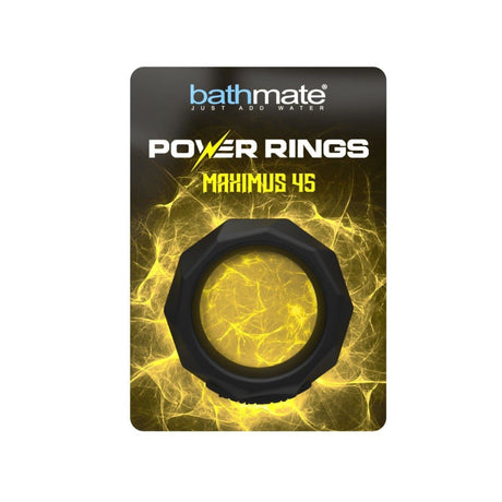 Bathmate Power Ring Maximus 45 Cock Ring Black - Sex Toys
