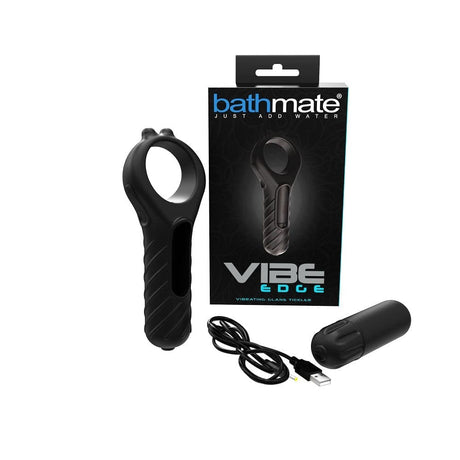 Bathmate Vibe Edge Vibrating Glans Tickler - Cock Rings - Save 20% - Sale