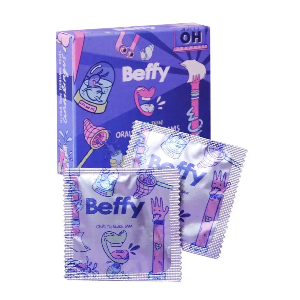 Beffy Ultra Thin Oral Pleasure Dams 2 Pieces - Save 25% - Fast Shipping - Sale United Kingdom Stoke-on-trent