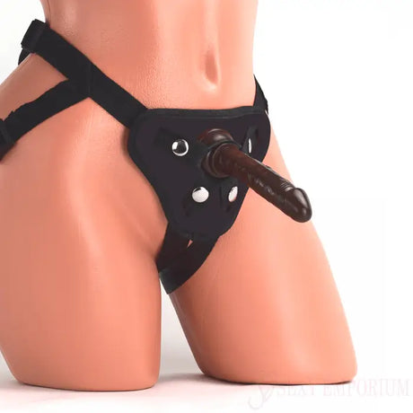 Beginner Strap on Dildo with Black Harness - Save 25% - on - Fast Shipping - Sale United Kingdom Stoke-on-trent