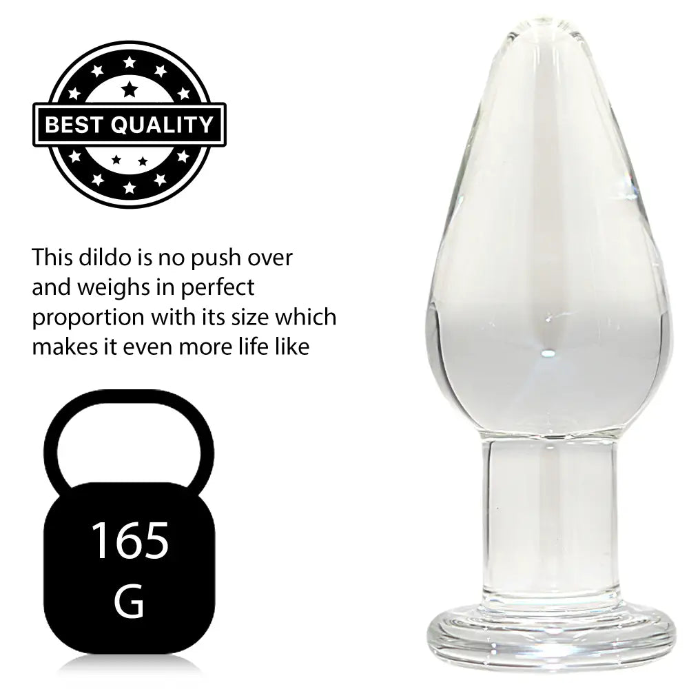 Big Glass Butt Plug - Sex Toy - Save 25% - Fast Shipping - Anal Dildos United Kingdom Stoke-on-trent