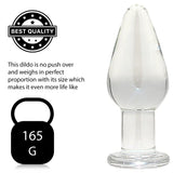 Big Glass Butt Plug - Sex Toy - Save 25% - Fast Shipping - Anal Dildos United Kingdom Stoke-on-trent