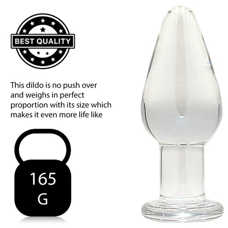 Big Glass Butt Plug - Sex Toy - Save 25% - Fast Shipping - Anal Dildos United Kingdom Stoke-on-trent