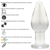 Big Glass Butt Plug - Sex Toy - Save 25% - Fast Shipping - Anal Dildos United Kingdom Stoke-on-trent
