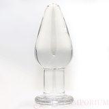 Big Glass Butt Plug - Sex Toy - Save 25% - Anal Dildos