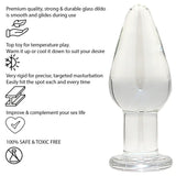 Big Glass Butt Plug - Sex Toy - Save 25% - Fast Shipping - Anal Dildos United Kingdom Stoke-on-trent