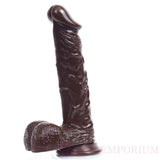 Big Lad 8 Inch Realistic Dildo Brown - Save 15% - Fast Shipping - United Kingdom Stoke-on-trent