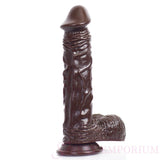 Big Lad 8 Inch Realistic Dildo Brown - Sexy Emporium