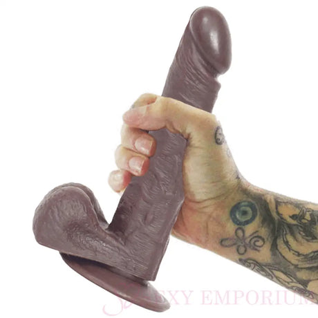 Big Man 8 Inch Dildo Brown - Dildos - Save 15% - Fast Shipping - United Kingdom Stoke-on-trent