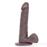 Big Man 8 Inch Dildo Brown - Dildos - Save 15% - Fast Shipping - United Kingdom Stoke-on-trent