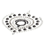 Bijoux Indiscrets Flamboyant Rhinestone Jewellery Black Silver - Save 25% - Fast - Sale United Kingdom Stoke-on-trent