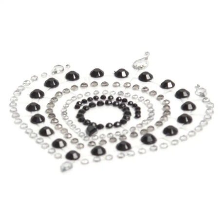 Bijoux Indiscrets Flamboyant Rhinestone Jewellery Black Silver - Save 25% - Fast - Sale United Kingdom Stoke-on-trent