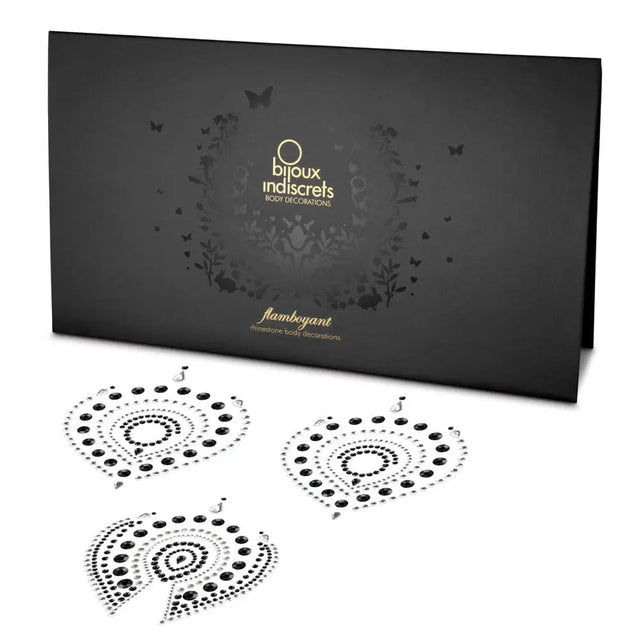 Bijoux Indiscrets Flamboyant Rhinestone Jewellery Black Silver - Save 25% - Fast - Sale United Kingdom Stoke-on-trent