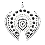 Bijoux Indiscrets Flamboyant Rhinestone Jewellery Black Silver - Save 25% - Fast - Sale United Kingdom Stoke-on-trent
