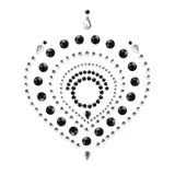 Bijoux Indiscrets Flamboyant Rhinestone Jewellery Black Silver - Save 25% - Fast - Sale United Kingdom Stoke-on-trent