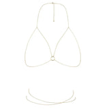 Bijoux Indiscrets Magnifique Bra Chain Gold - Save 25% - Fast Shipping - Sale United Kingdom Stoke-on-trent