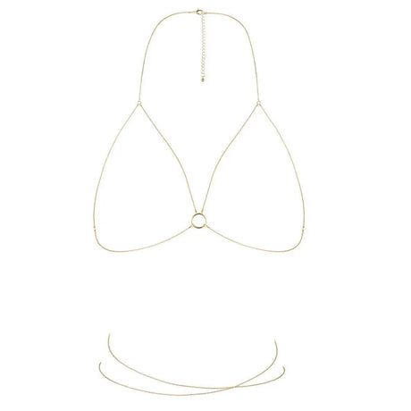 Bijoux Indiscrets Magnifique Bra Chain Gold - Save 25% - Fast Shipping - Sale United Kingdom Stoke-on-trent