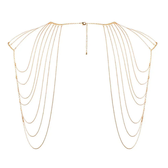 Bijoux Indiscrets Magnifique Shoulder Jewellery Gold - Save 15% - Fast Shipping - Sale United Kingdom Stoke-on-trent