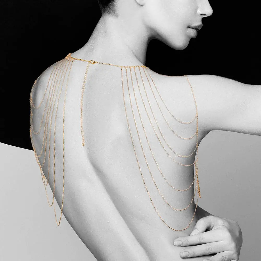 Bijoux Indiscrets Magnifique Shoulder Jewellery Gold - Save 15% - Fast Shipping - Sale United Kingdom Stoke-on-trent
