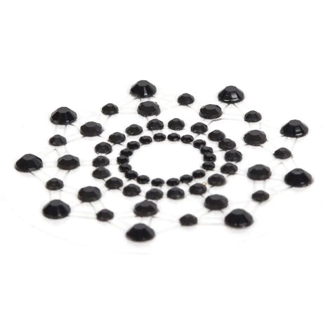 Bijoux Indiscrets Mimi Rhinestone Pasties Black - Save 25% - Fast Shipping - Sale United Kingdom Stoke-on-trent