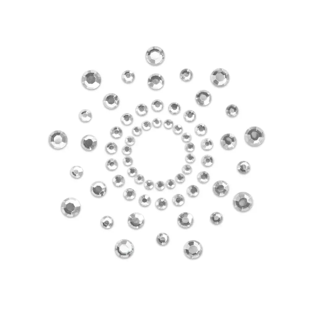 Bijoux Indiscrets Mimi Rhinestone Pasties Silver - Save 25% - Fast Shipping - Sale United Kingdom Stoke-on-trent