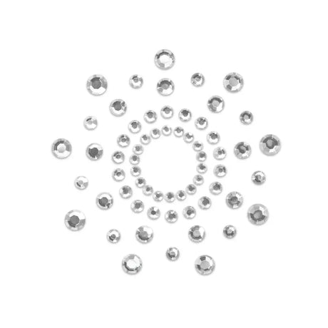 Bijoux Indiscrets Mimi Rhinestone Pasties Silver - Save 25% - Fast Shipping - Sale United Kingdom Stoke-on-trent