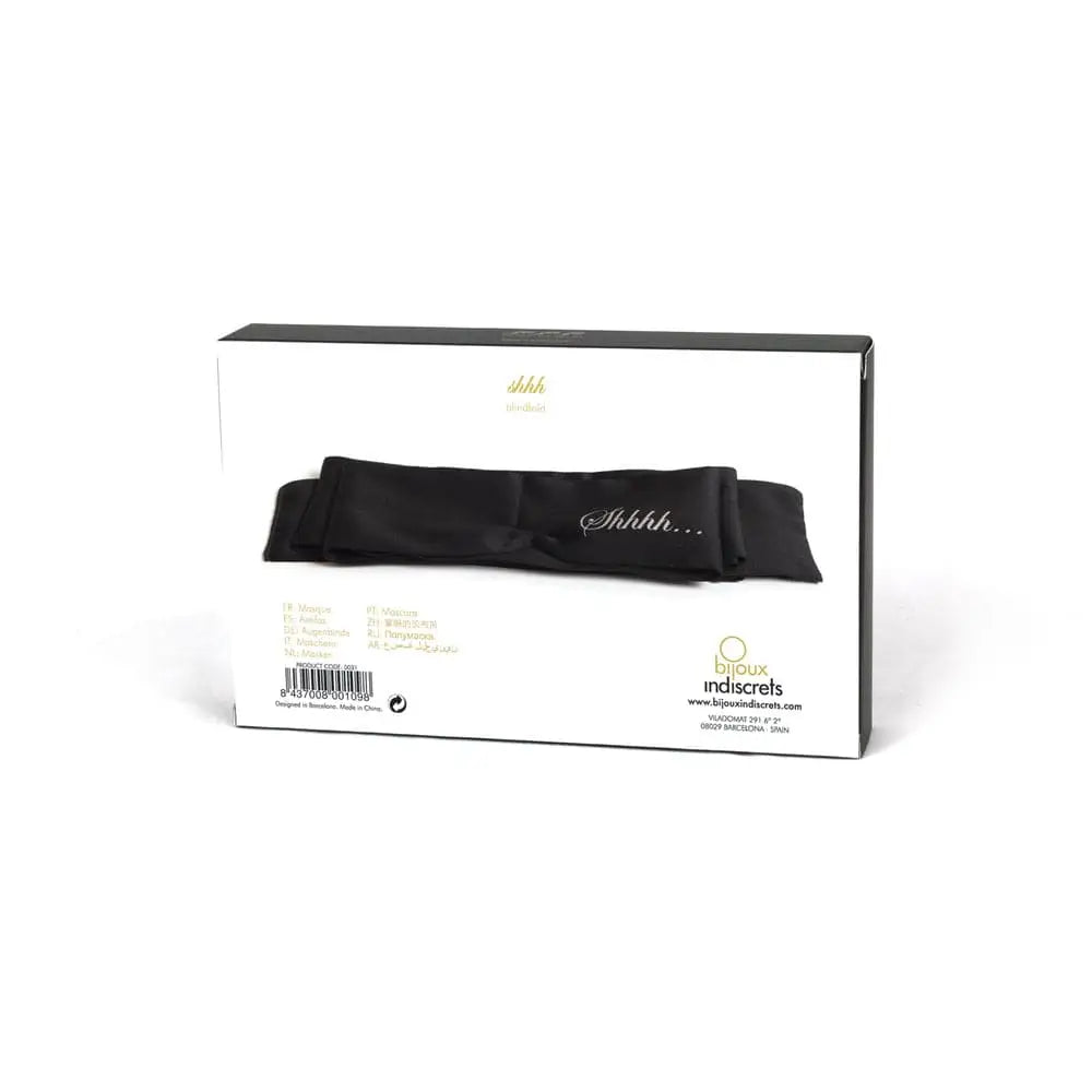 Bijoux Indiscrets Shhh Satin Luxury Blindfold - Save 30% - Fast Shipping - Sale United Kingdom Stoke-on-trent