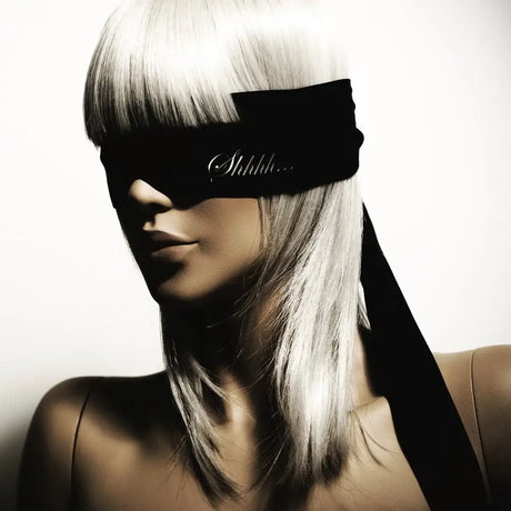 Bijoux Indiscrets Shhh Satin Luxury Blindfold - Save 30% - Fast Shipping - Sale United Kingdom Stoke-on-trent