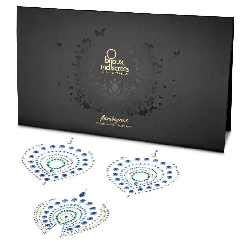 Bijoux Indscrets Flamboyant Body Jewelery Blue and Green - Save 20% - and - Sale United Kingdom Stoke-on-trent