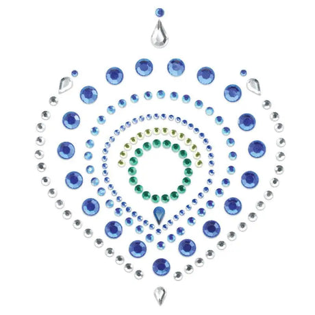 Bijoux Indscrets Flamboyant Body Jewelery Blue and Green - Save 20% - and - Sale United Kingdom Stoke-on-trent
