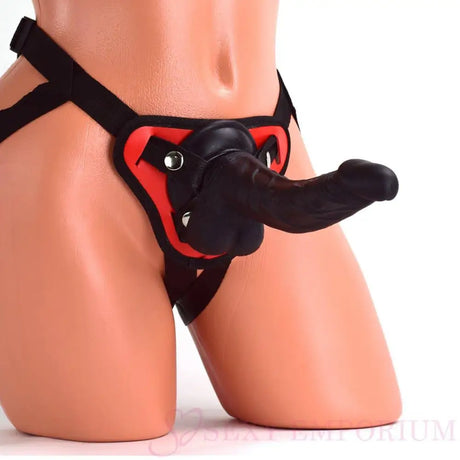 Black 9 Inch Strap-on Dildo Kit - Save 25% - Fast Shipping - Sale United Kingdom Stoke-on-trent