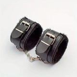 Black Ankle Cuffs Only - Adjustable