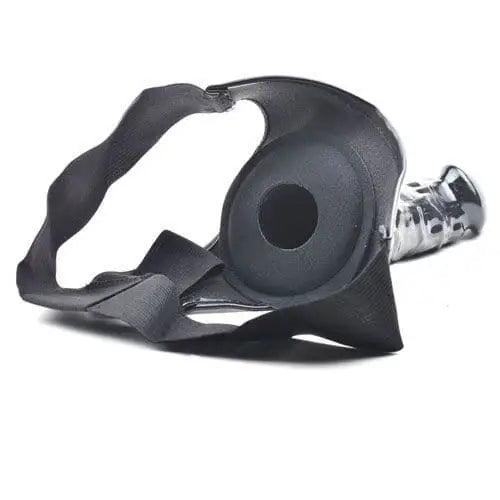 Black Hollow Strap on with Harness - Save 25% - on with - Fast Shipping - Dildo United Kingdom Stoke-on-trent