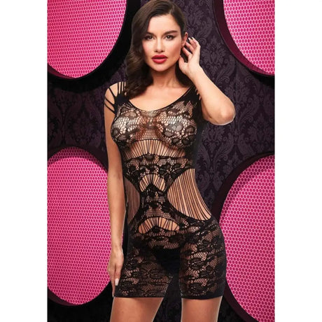 Black Lace Mini Dress Plus Size - Save 25% - Fast Shipping - Sale United Kingdom Stoke-on-trent