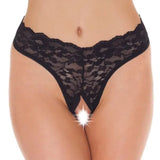 Black Lace Open Crotch Gstring - Save 30% - Gstring - Fast Shipping - Sale United Kingdom Stoke-on-trent