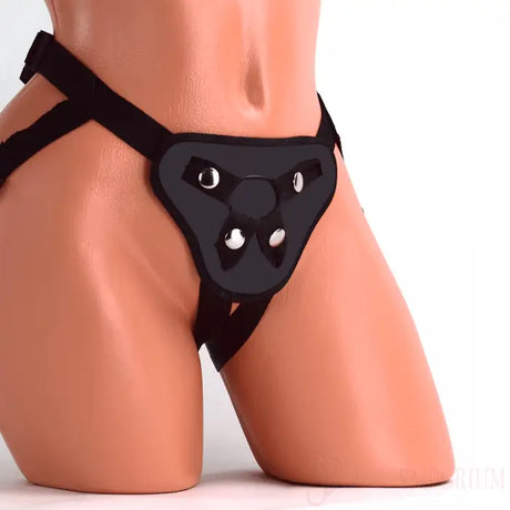 Black Leather Lux Universal Strap-on Harness - Save 25% - Fast Shipping - Sale United Kingdom Stoke-on-trent