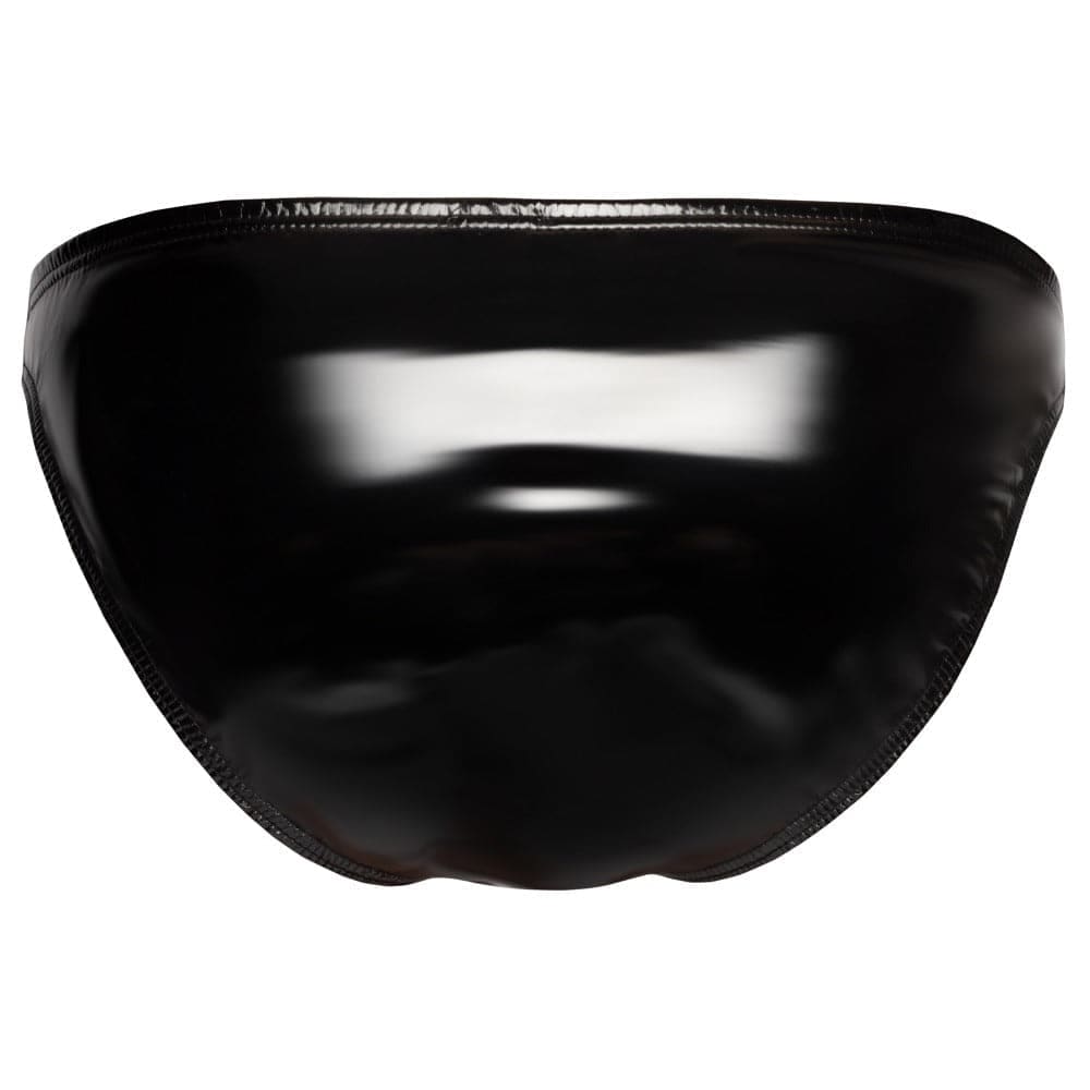 Black Level Vinyl Briefs with Zip - Sale