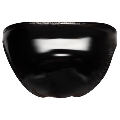 Black Level Vinyl Briefs with Zip - Sale