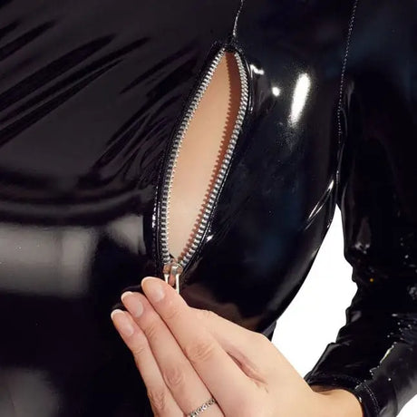 Black Level Vinyl Jumpsuit - Fast Shipping - Sale United Kingdom Stoke-on-trent